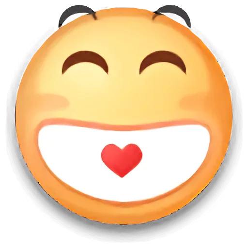Стікер Telegram «Emoji» 😍