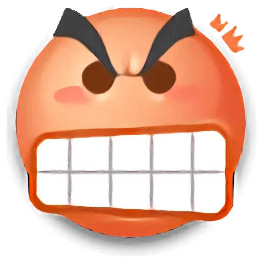 Эмодзи Emoji  😡