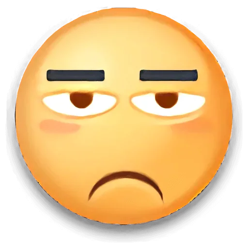 Эмодзи Emoji  😒