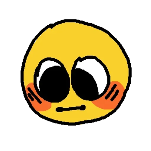 Стикер Emoji Cute  😟