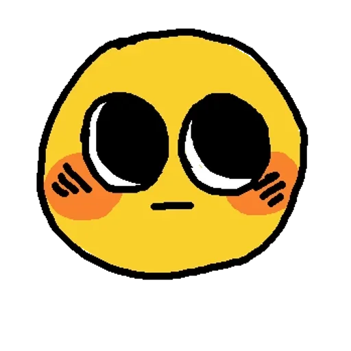 Стикер Emoji Cute  😐