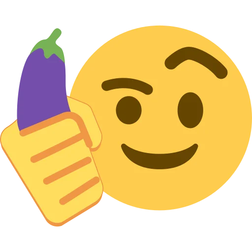 Telegram stiker «Emoji Extended» 🤨