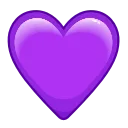Эмодзи Love Emoji ❤  💜