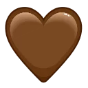 Емодзі Love Emoji ❤ 🤎