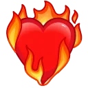 Стікер Love Emoji ❤  ❤️‍🔥