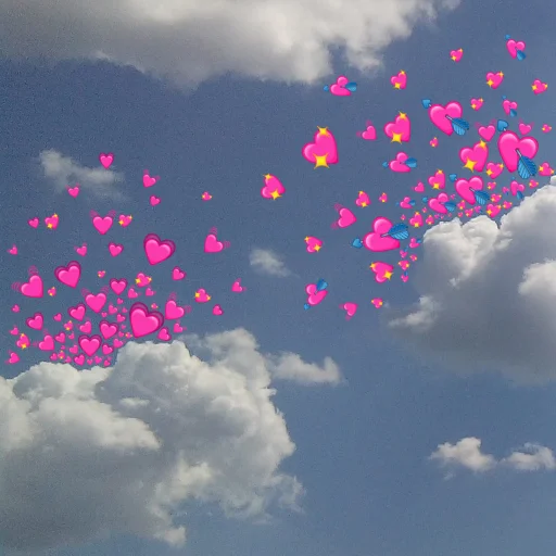 Емодзі emoji in the sky 💖