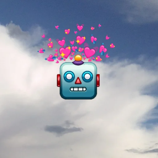 emoji in the sky  sticker 🤖