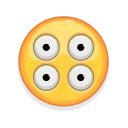 Эмодзи Creepy Emoji #2  😳