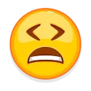 Емодзі Creepy Emoji #2  😣