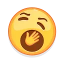 Эмодзи Creepy Emoji #2  🥱