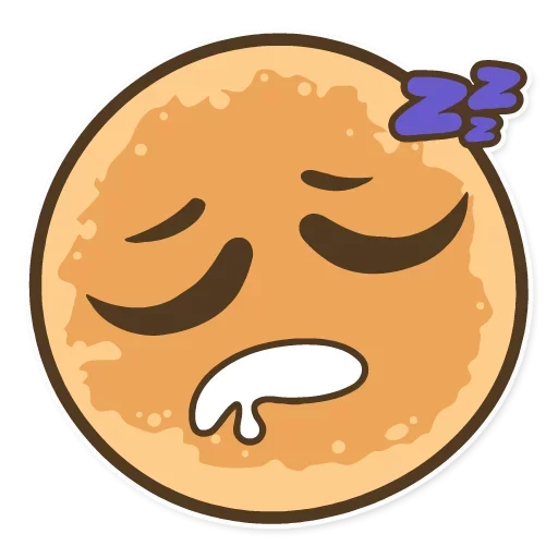Pancakes emoji 😴