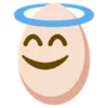 Telegram emoji «Egg» 😇
