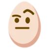 Egg emoji 🤨