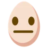 Egg emoji 😐