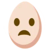 Egg emoji 😕