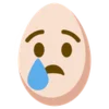 Egg emoji 😢