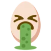 Egg emoji 🤮