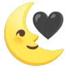 Telegram emoji «black» 🌜