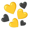 black emoji 💛