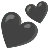 Telegram emoji «black» 💕