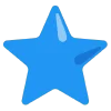 blue emoji ⭐️