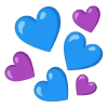 blue emoji 💜