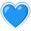 blue emoji ❤️‍🔥
