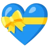 blue  emoji 💝