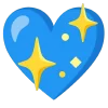 blue  emoji 💖