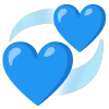 blue  emoji 💞
