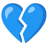 blue  emoji 💔