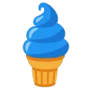 blue emoji 🍦