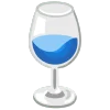 blue  emoji 🍷