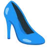 blue emoji 👠