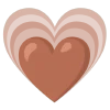 brown  emoji 💗