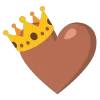 brown  emoji 👑