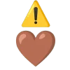 brown  emoji ⚠️