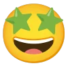 green emoji 🤩