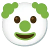 Telegram emojisi «green» 🤡