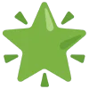 green emoji 🌟