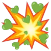 green emoji 💥