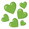 Telegram emojisi «green» 💚
