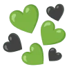 green emoji 🖤