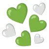 green emoji 🤍