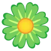 green emoji 🌼