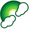 Telegram emojisi «green» 🌈