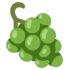 green emoji 🍇