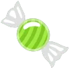 green emoji 🍬