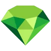 green emoji 💎