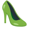 green emoji 👠